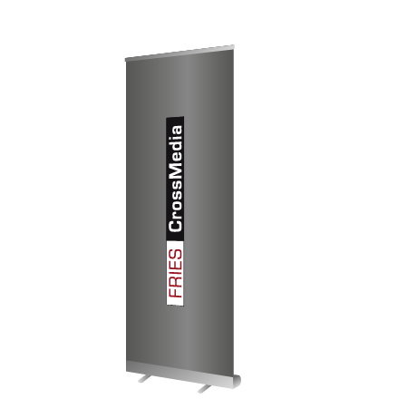 Roll-Up Budget | B 60 cm x H 160 cm | einseitig bedruckt